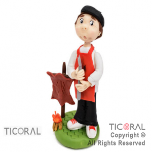 ADORNO PROFESION ASADOR A.PORC FRIA x 1